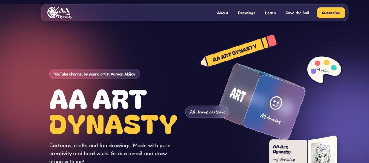 AA Art Dynasty website