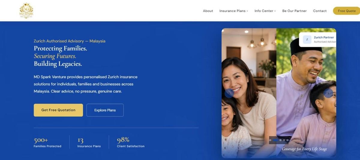 MD Spark Venture website