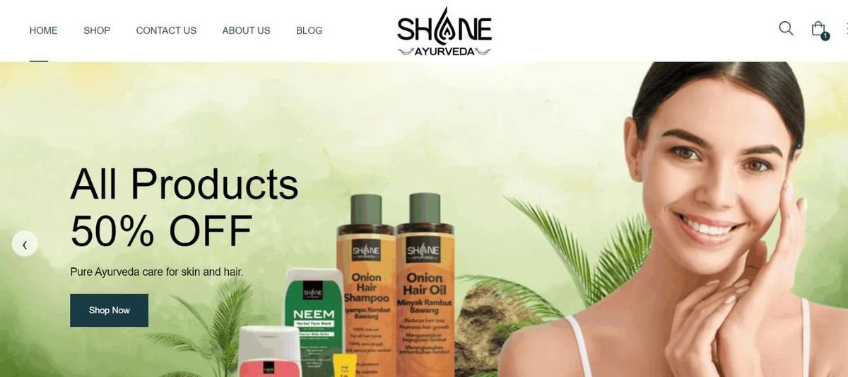 Shane Ayurveda website