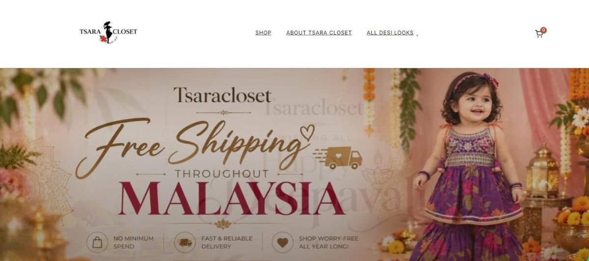 Tsara Closet website